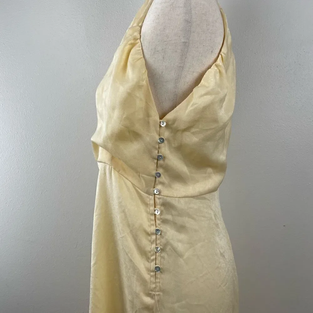 NWT Free People Champagne Maxi Dress Size M
